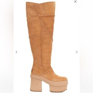 UGG Chestnut Over the Knee Platform Boots